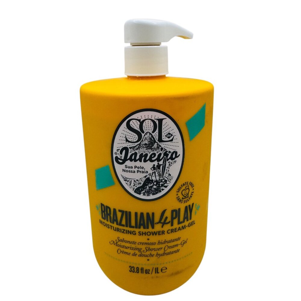 Sol De Janeiro Brazilian 4 Play Moisturizing Shower Cream-Gel 33.8 Fl Oz